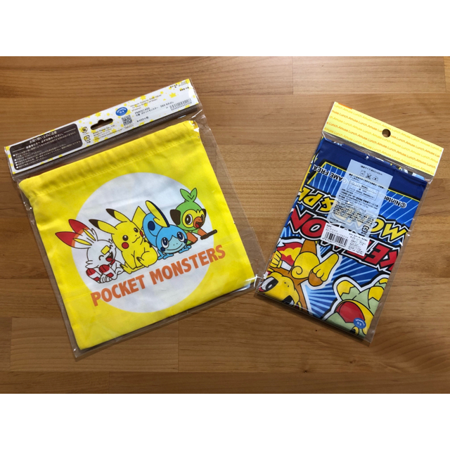 新品 ポケモン ランチクロス コップ袋 巾着 2点セット 子供 ガラル地方