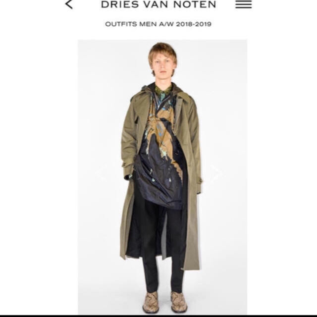 DRIES VAN NOTEN(ドリスヴァンノッテン)のdries van noten  トレンチコート メンズのジャケット/アウター(トレンチコート)の商品写真
