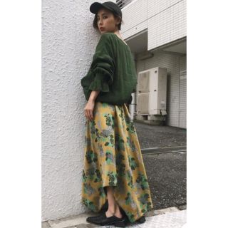 Ameri VINTAGE - AMERI BERRY JACQUARD BELT SKIRTの通販 by shop