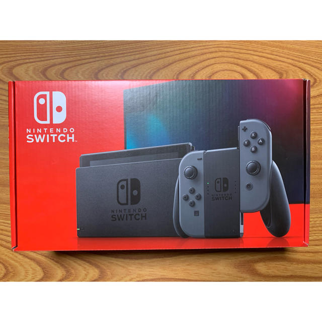 新型　switch グレー家庭用ゲーム機本体