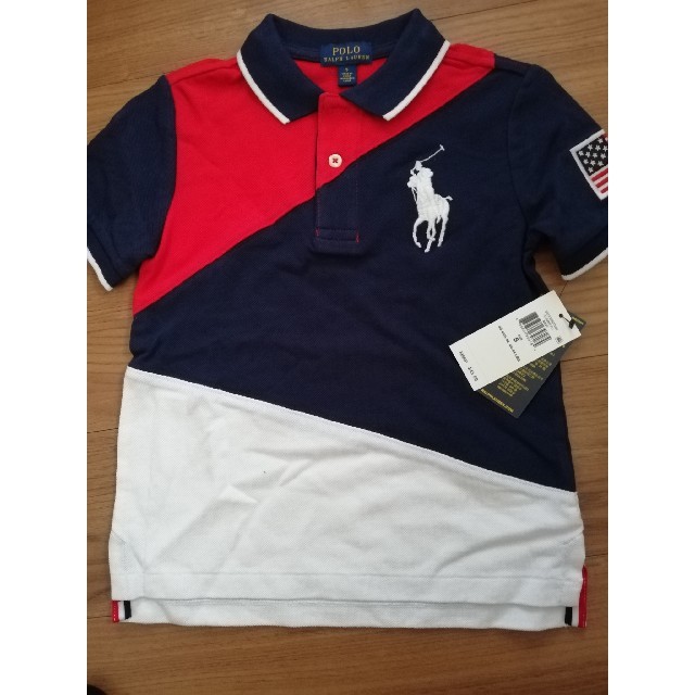 POLO RALPH LAUREN(ポロラルフローレン)の新品★ラルフローレンPOLORALPHLAUREN　ポロシャツ　5T120cm キッズ/ベビー/マタニティのキッズ服男の子用(90cm~)(Tシャツ/カットソー)の商品写真