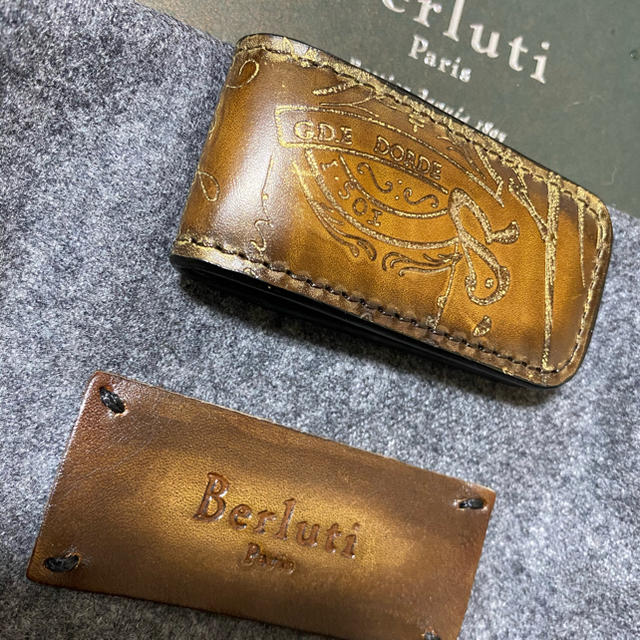 おすすめネット Berluti マネークリップ 新品未使用 ベルルッティ