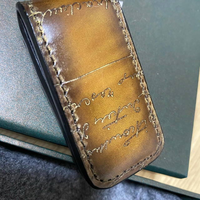 激レア 】Berluti ベルルッティ オーダー マネークリップ 新品・未使用-