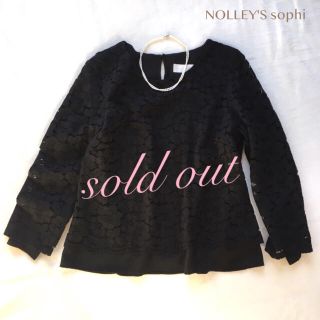 ノーリーズ(NOLLEY'S)のNOLLEY'Ssophi ノーリーズ 黒 レーストップス フォーマル 卒園卒業(シャツ/ブラウス(長袖/七分))