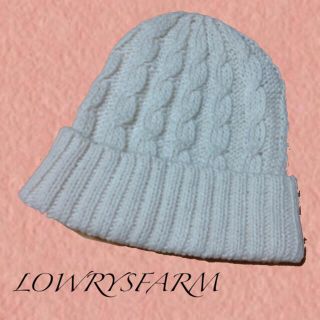 ローリーズファーム(LOWRYS FARM)の２日間限定出品ローリーズ＊新品ニット帽子(ニット帽/ビーニー)