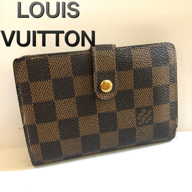 【正規品】ルイヴィトン　ダミエ　財布　LOUIS VUITTON 傷あり