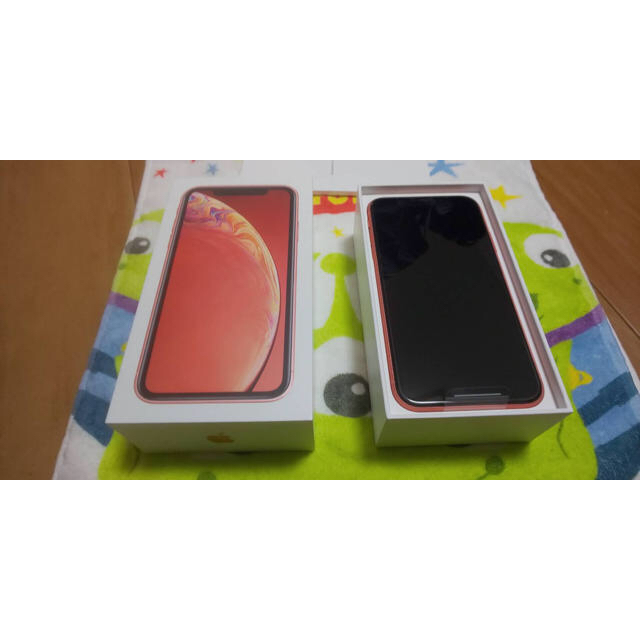 コンビニ受取対応商品】 iPhone - Apple XR SIMフリー コーラル 128GB