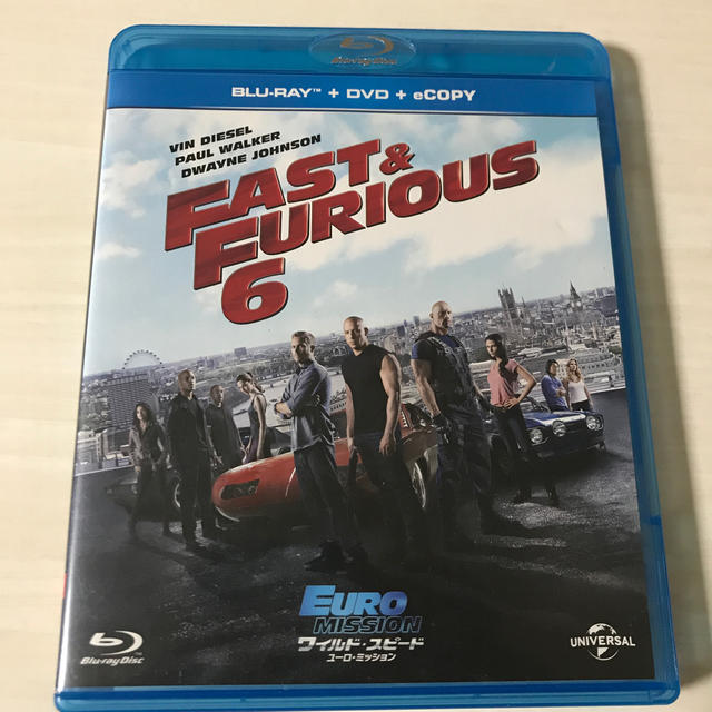 ワイルド・スピード　EURO　MISSION　ブルーレイ＋DVDセット（E-Co エンタメ/ホビーのDVD/ブルーレイ(外国映画)の商品写真