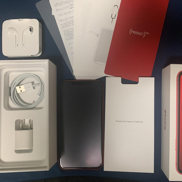 Apple - 【sim free】iPhone XR 64G RED【バッテリー100%】