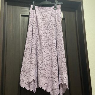 ウィルセレクション(WILLSELECTION)のWILLSELECTION 花柄レーススカート　新品未使用品(ひざ丈スカート)