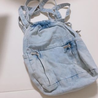 ザラ(ZARA)のzara リュック  デニム 新品未使用　バックパック(リュック/バックパック)