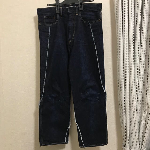 Jieda(ジエダ)のくろ様　KHOKI Wrap denim pants "ind" メンズのパンツ(デニム/ジーンズ)の商品写真