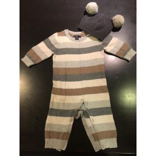 ギャップキッズ(GAP Kids)のGAP 70cm ロンパ&帽子(ロンパース)