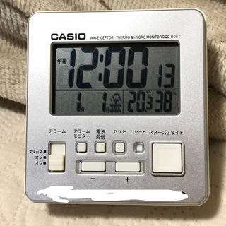 カシオ(CASIO)のCASIO 電波時計 目覚まし時計(置時計)