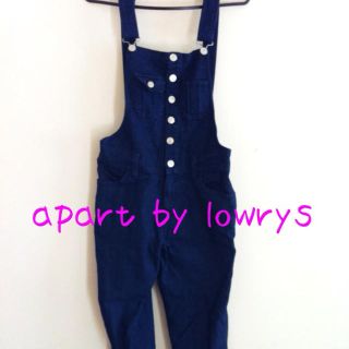 アパートバイローリーズ(apart by lowrys)の美品です☆デニムサロペット(サロペット/オーバーオール)