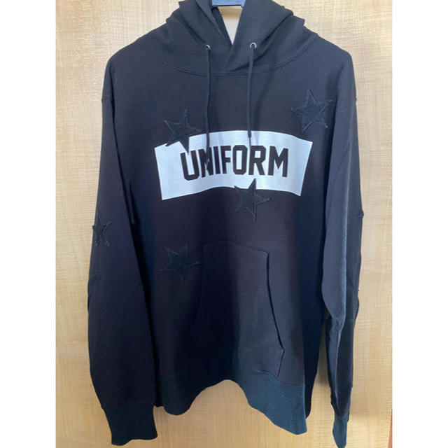 パーカーuniform experiment スターパーカー　美品