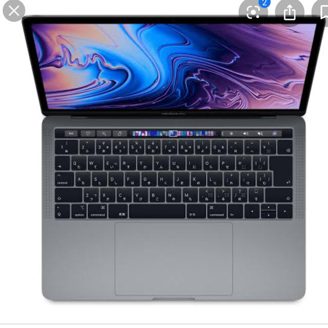 Apple(アップル)のMacBook Pro 13インチ　2019 A2159 [MUHR2J/A] スマホ/家電/カメラのPC/タブレット(ノートPC)の商品写真