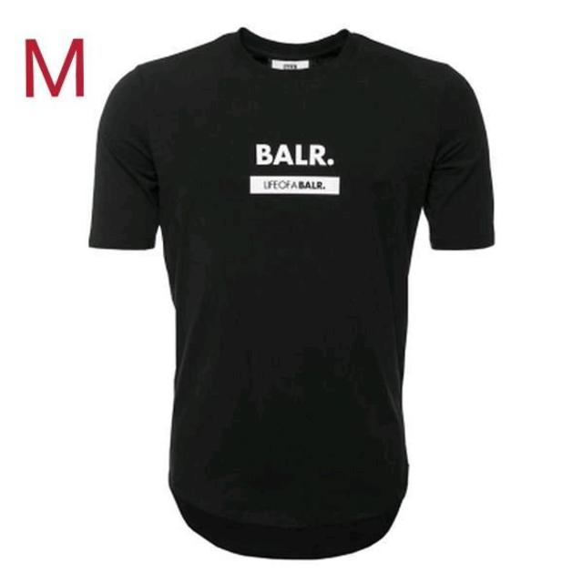 【セール価格】ボーラーBALR.RIGHT TIME FIELD Tシャツ　黒M