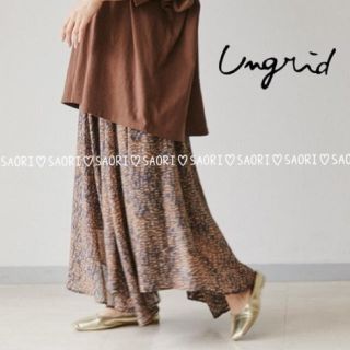 アングリッド(Ungrid)のungrid【新品タグ付】シフォンイレヘムスカート★TODAYFUL(ロングスカート)