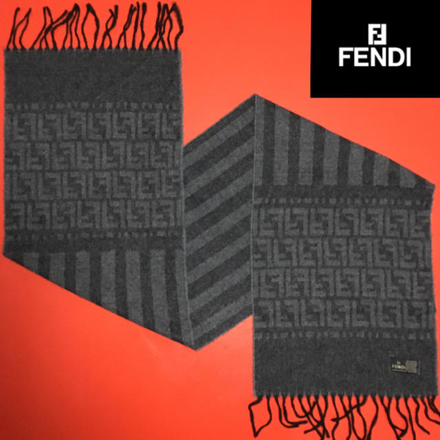 FENDI   FENDI マフラー フェンディ ズッカ柄 ストール TOSHIBA 東芝