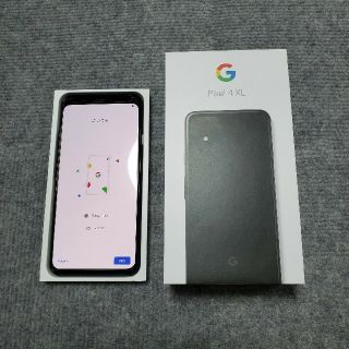 アンドロイド(ANDROID)のGoogle Pixel4 XL 128GB Just Black SIMフリー(スマートフォン本体)