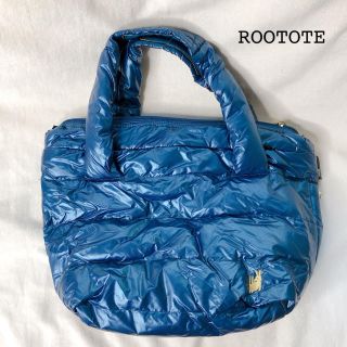 ルートート(ROOTOTE)のROOTOTE ルートート トートバッグ⭐︎ブルーメタリック(トートバッグ)