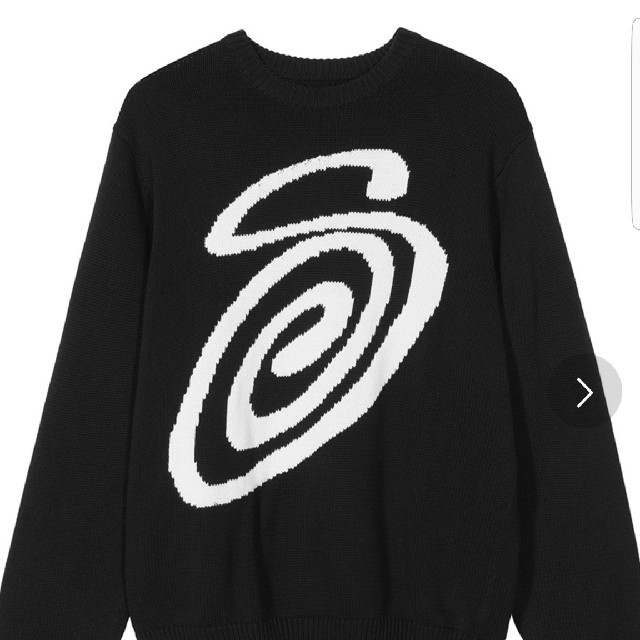 STUSSY(ステューシー)のSTUSSY CURLY S SWEATER　XL　セーター メンズのトップス(ニット/セーター)の商品写真