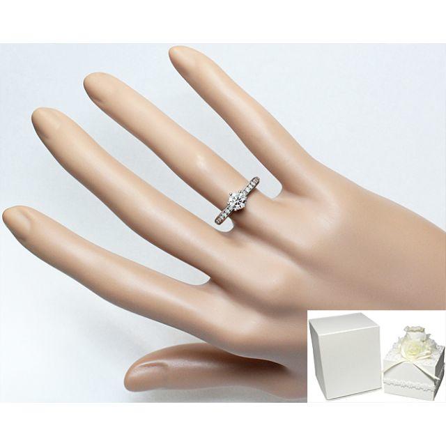 Tiffany & Co.(ティファニー)のティファニー ダイヤ 0.5ct EX H&C Pt リング 指輪 11号 レディースのアクセサリー(リング(指輪))の商品写真