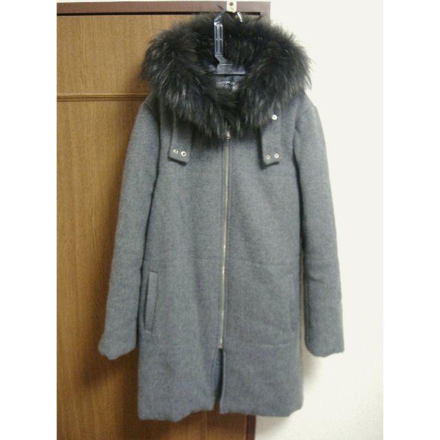 VOLATA　ラクーンファー付ウールコート レディースのジャケット/アウター(ロングコート)の商品写真
