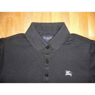 バーバリー(BURBERRY)の中古　バーバリーゴルフ　半袖ポロシャツ　黒　１(ポロシャツ)