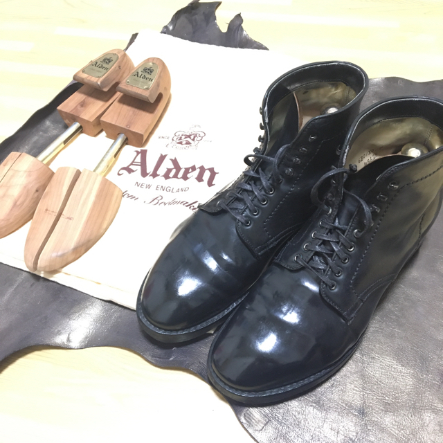 Alden(オールデン)のコードバン オールデン モディファイドラスト  タンカー　ブーツ メンズの靴/シューズ(ドレス/ビジネス)の商品写真