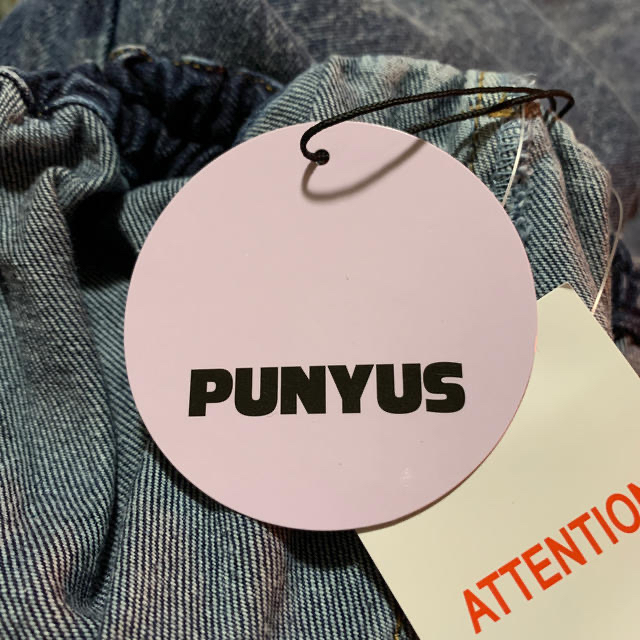 PUNYUS(プニュズ)のcarvo様専用 PUNYUS    2タックデニムパンツ レディースのパンツ(デニム/ジーンズ)の商品写真