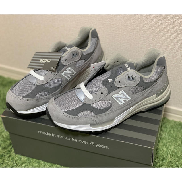 メンズ【早い者勝ち】New Balance ニューバランス M992GR 25cm