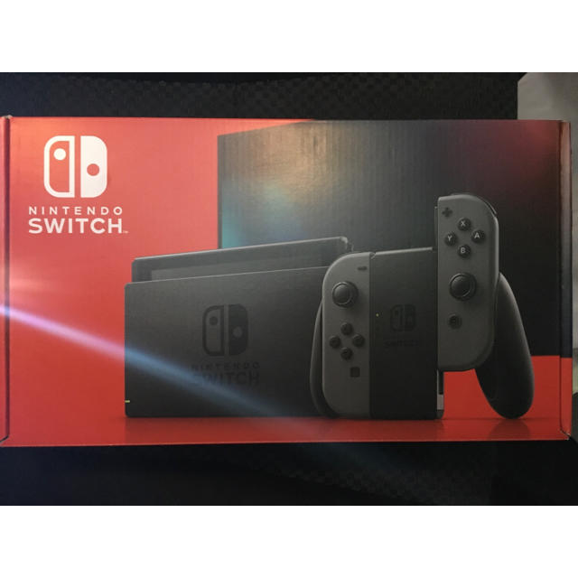 極美品 任天堂 Switch スイッチ 新型 グレー  新モデル