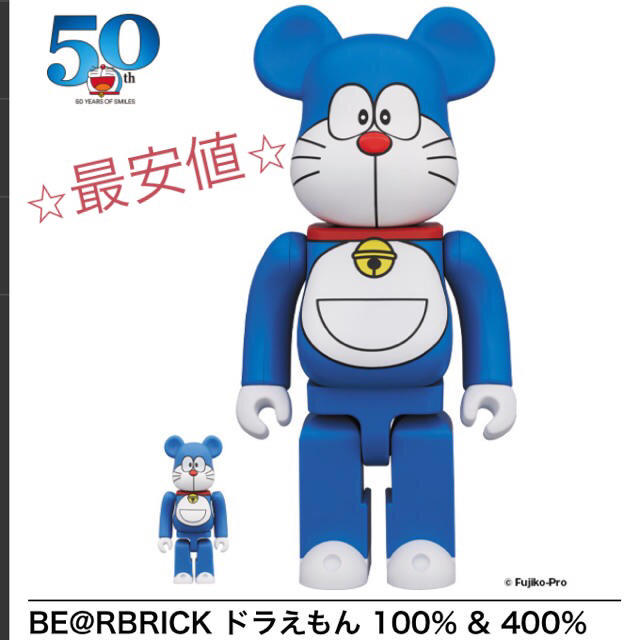 BE@RBRICK ドラえもん 100% & 400%キャラクターグッズ