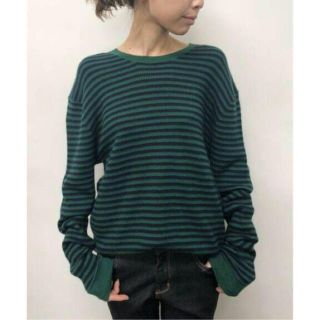 アパルトモンドゥーズィエムクラス(L'Appartement DEUXIEME CLASSE)の6397/シックススリーナインセブンSTRIPE L/S KNIT アパルトモン(ニット/セーター)