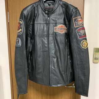 ハーレーダビッドソン(Harley Davidson)のハーレーダビットソン(本革製ライダージャケット)(大巾に値引しました)(ライダースジャケット)