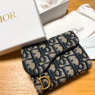 クリスチャンディオール(Christian Dior)の"ディオール オブリーク" "Saddle" ウォレット(財布)