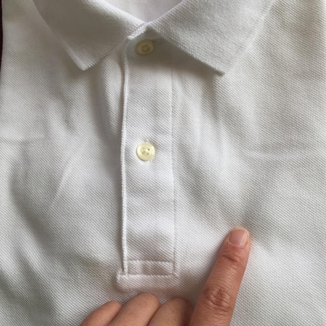 GU(ジーユー)の白ポロシャツ2枚セット サイズS レディースのトップス(ポロシャツ)の商品写真