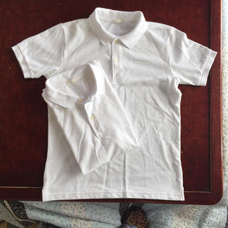 ジーユー(GU)の白ポロシャツ2枚セット サイズS(ポロシャツ)