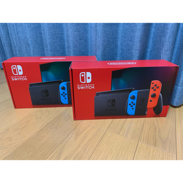 2台セット ニンテンドースイッチ 新モデル ネオン