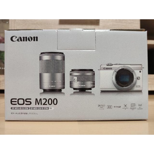 喜ばれる誕生日プレゼント Canon CANON M200 EF-M15-45 IS STM レンズキット ブラック ミラーレス一眼 