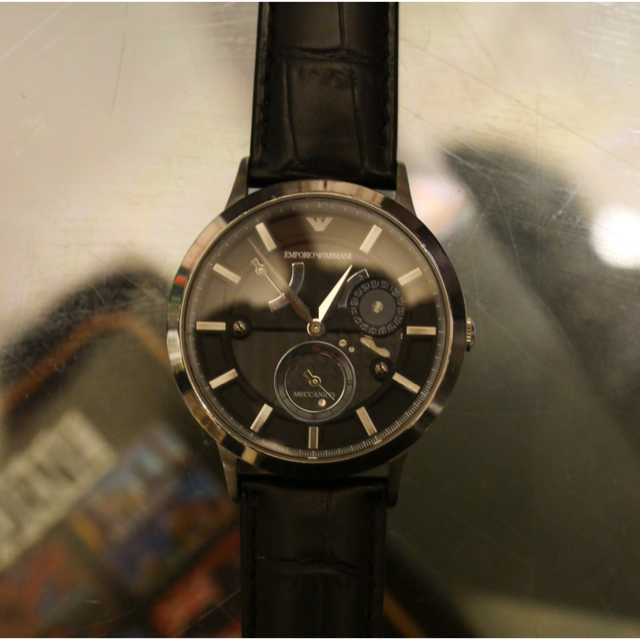 Emporio Armani(エンポリオアルマーニ)のアルマーニ　腕時計　ARMANI 機械式  メンズの時計(腕時計(アナログ))の商品写真