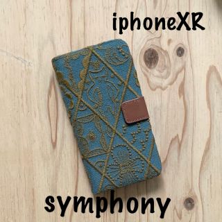 ミナペルホネン(mina perhonen)の【82】symphony♡ミナペルホネン♡iphoneXR手帳型ケース(iPhoneケース)