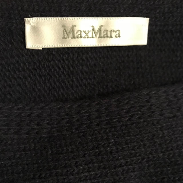 Max Mara(マックスマーラ)のMaxMara  ウールカシミヤニット　ネイビーS レディースのトップス(ニット/セーター)の商品写真