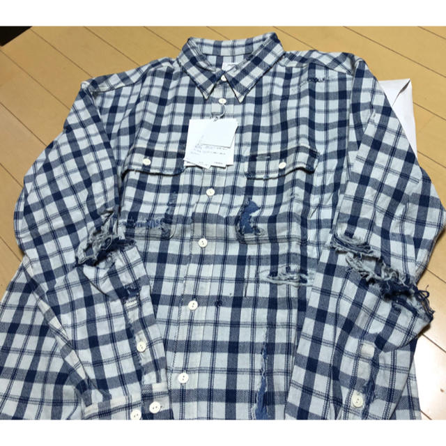 VISVIM(ヴィスヴィム)のvisvim 3 IVORY LUMBER SHIRT L/S CRASH  メンズのトップス(シャツ)の商品写真