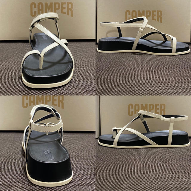 CAMPER(カンペール)の新品 Camper Atonika カンペール アトニカ サンダル ホワイト レディースの靴/シューズ(サンダル)の商品写真