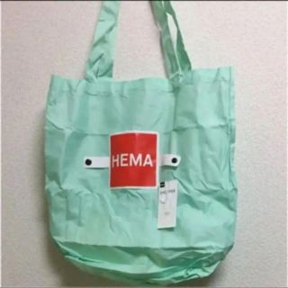 オランダ購入 ☆ オランダ 雑貨店 HEMA 折りたたみ式 エコバッグ グリーン(エコバッグ)