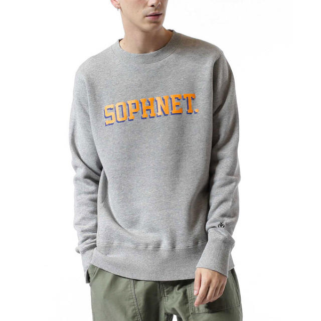 18SS SOPHNET. LOGO CREW NECK SWEAT