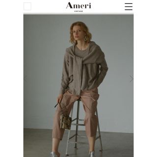 アメリヴィンテージ(Ameri VINTAGE)のアメリヴィンテージ TENDER HUG KNIT ベージュ(ニット/セーター)